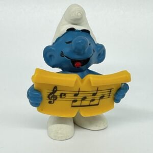 Smurfs - Vintage Singer Smurf Figurine #20038