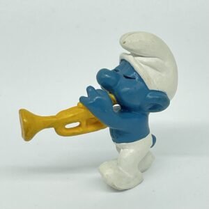 Smurfs - Vintage Trumpeter Smurf Figurine #20047
