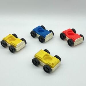 Fisher Price Little People Garage-Style Cars With White Bases