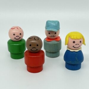 Fisher Price Little People Figures with Wooden Bodies Lot 1