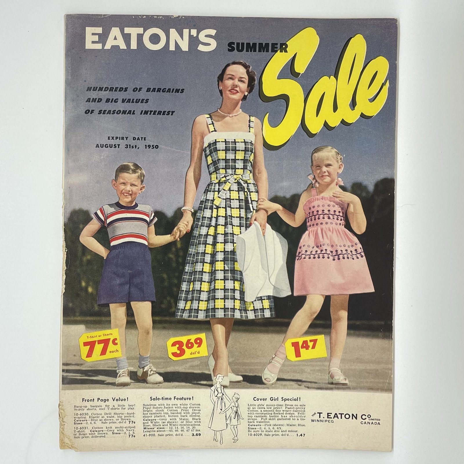 Eaton's 1950 Catalogue - Summer Sale