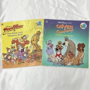 Disney Golden Look-Look Book lot - DuckTales and Oliver & Company