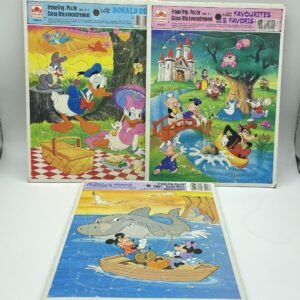 Disney Frame Tray Puzzle Lot 1980s