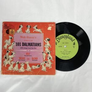 101 Dalmatians read-along book with record 1965