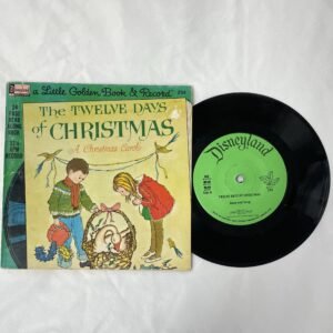 Twelve Days of Christmas read-along book with record 1976