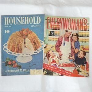 1950s Magazine Lot - Household March 1954, Everywoman’s July 1955
