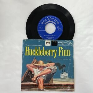 Adventures of Huckleberry Finn 7” record from 1955