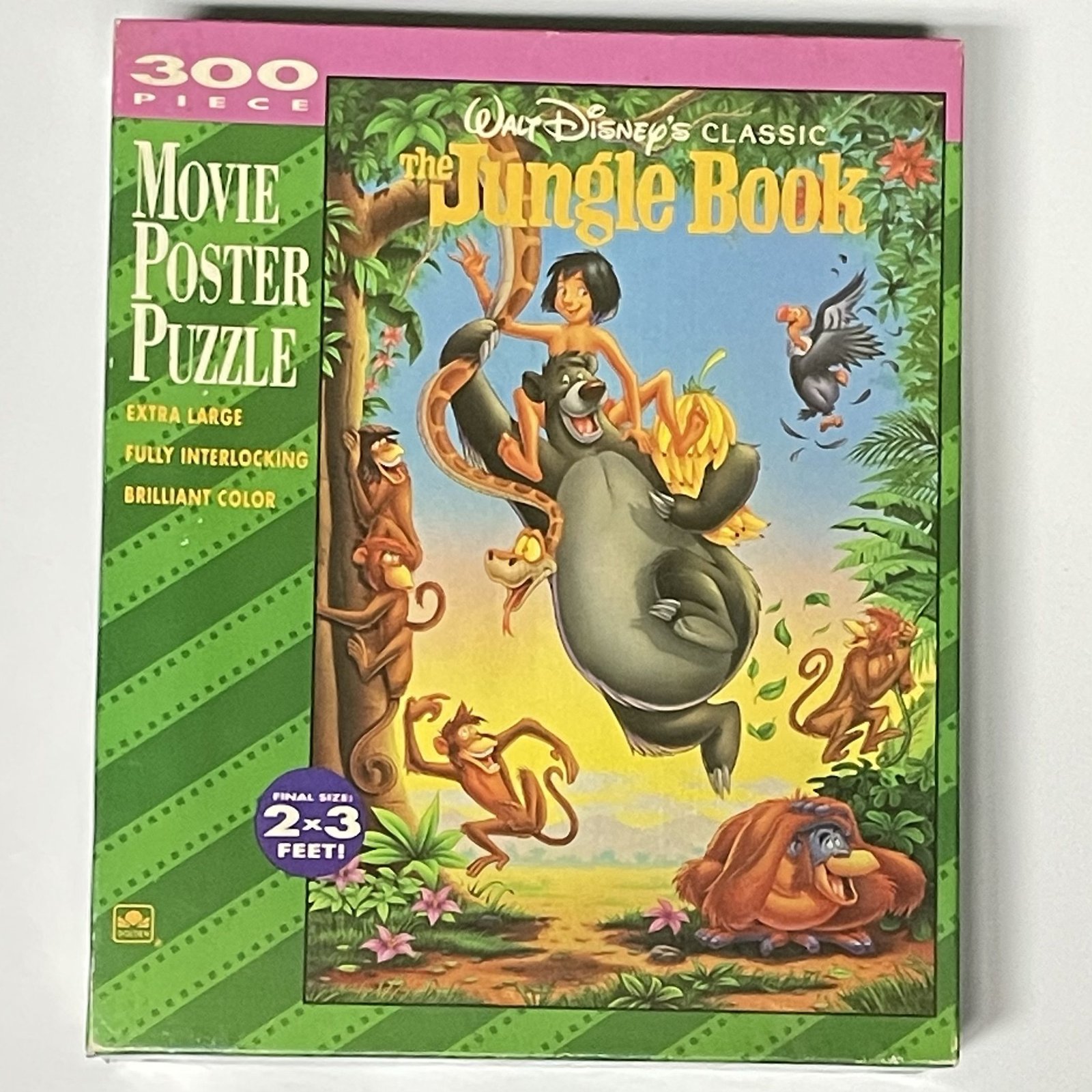 Jungle Book 300-piece jigsaw puzzle 1990s unopened