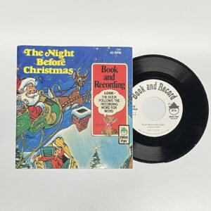 Night Before Christmas read-along book with record 1981