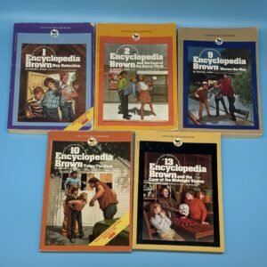 Encyclopedia Brown Book Lot 2 from 1980s