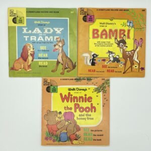 Disney read-along books and records 1960s lot 1