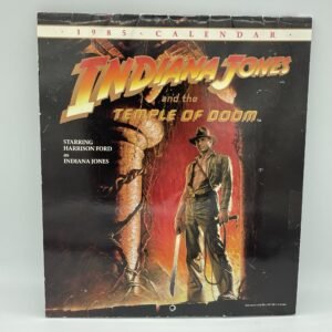 Indiana Jones and the Temple of Doom 1985 Calendar