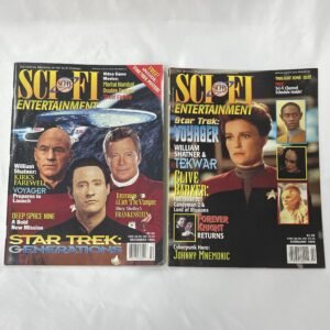 Sci-Fi Entertainment Magazine Lot of 2 Star Trek Covers from 1994-1995