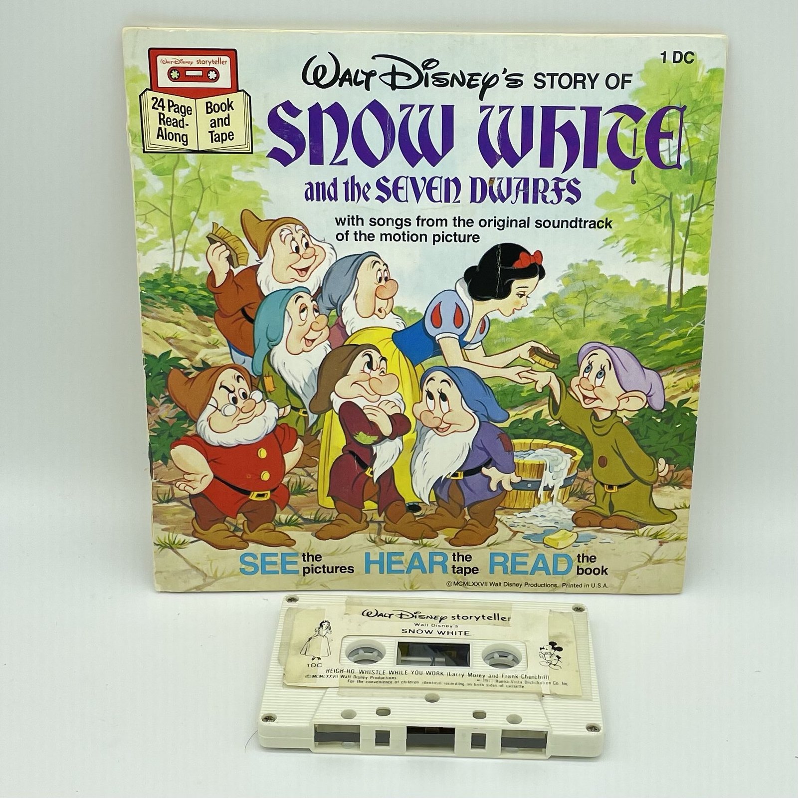 Snow White read-along book and cassette