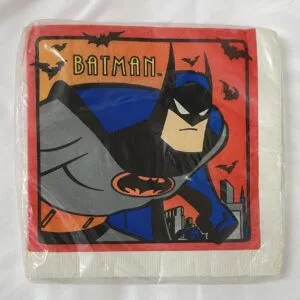 Batman Animated sealed package of 1993 large party napkins