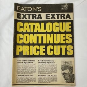 Eaton's 1975 Fall Catalogue Extra (newsprint)