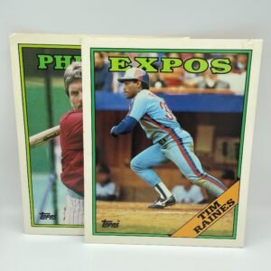 Topps 1988 Baseball Duo-tang lot - Tim Raines and Mike Schmidt