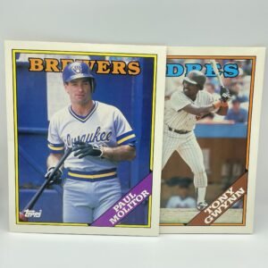 Topps 1988 Baseball Duo-tang lot - Paul Molitor and Tony Gwynn