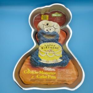 Sesame Street Cookie Monster 14” Cake Pan from Wilton 1982