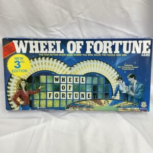 Wheel of Fortune 3rd Edition Board Game from 1987