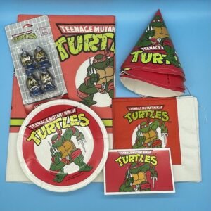 Teenage Mutant Ninja Turtles Party Supplies Loose Lot from 1988