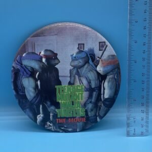 Teenage Mutant Ninja Turtles Movie 6” pin display from 1990