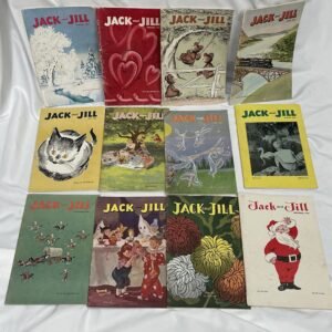 Jack and Jill Magazine - 1951 Lot of 12