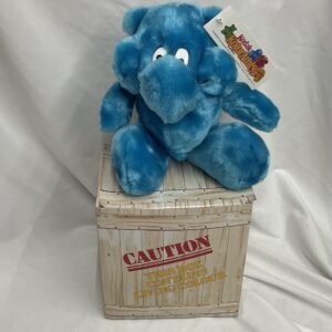 Kodak Kolorkin 9” plush with box - Blue (Kwikki) from 1988
