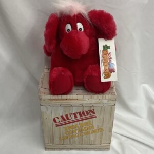 Kodak Kolorkin 9” plush with box - Red (Kosmic) from 1988