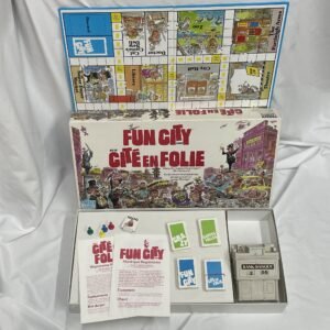 Fun City Board Game 1987 Bilingual Version
