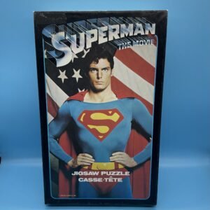 Superman Movie 200 pc Jigsaw Puzzle 1978 Incomplete
