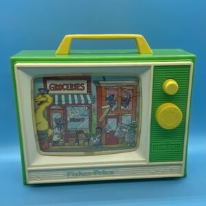 Sesame Street 1980s Music Box Television Toy