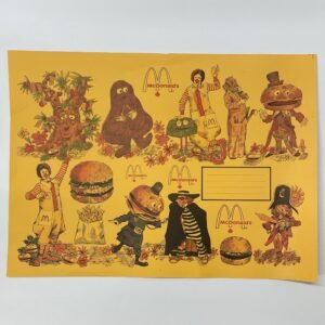 McDonald’s Vintage Book Covers (Yellow) Lot of 6