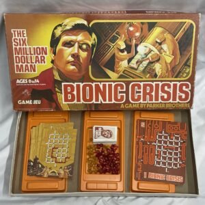 Six Million Dollar Man Bionic Crisis Board Game 1976