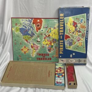 Pirate and Traveler Board Game from 1960