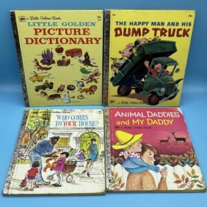 Little Golden Book Early 1970s Lot of 4