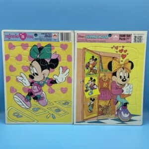 Minnie Mouse Frame Tray Puzzle Lot 1980s