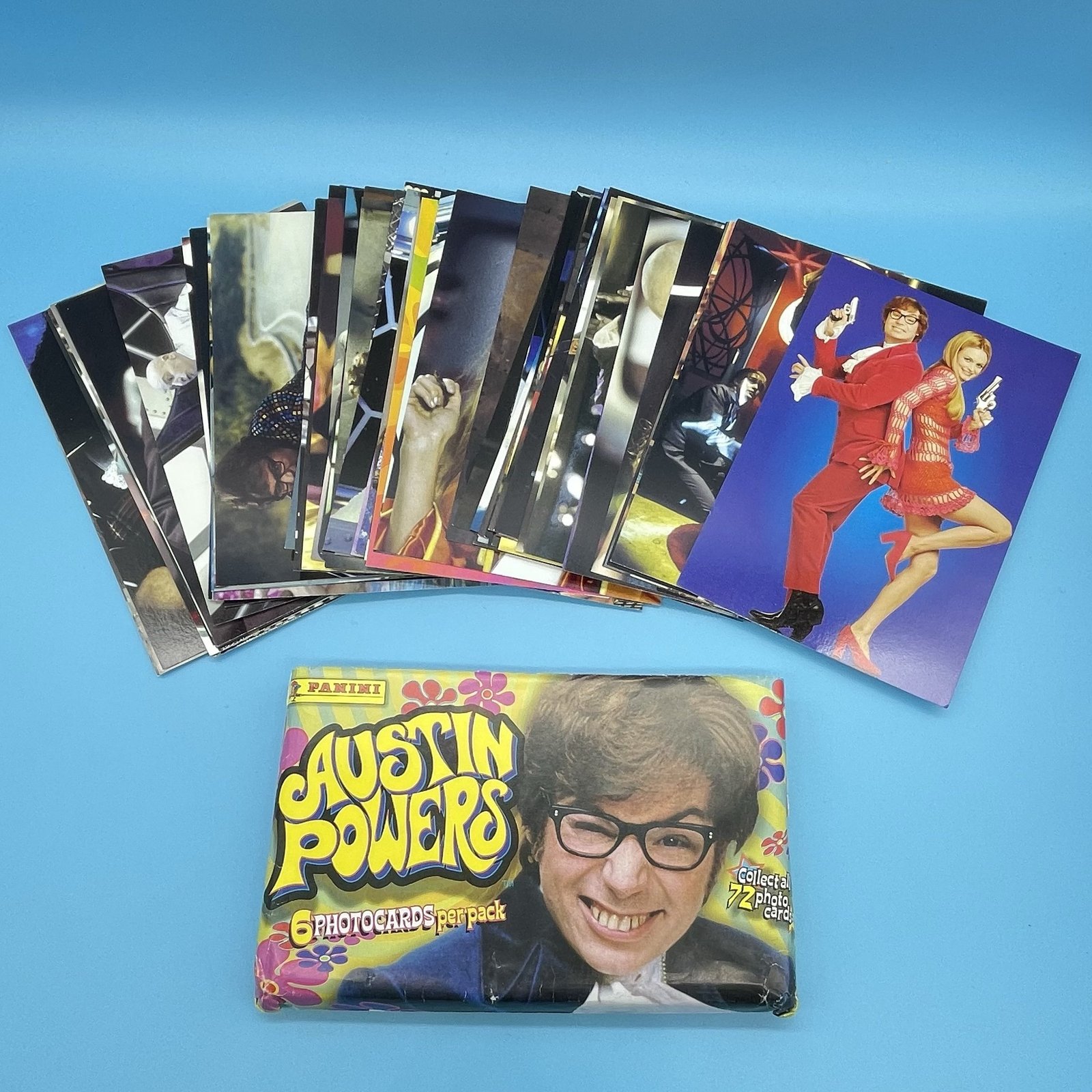 Austin Powers Complete 72-Card Photocard Set from Panini 1999