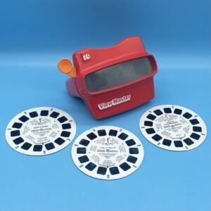 View-Master 3D Viewer 1980s With Woody Woodpecker/Chilly Willy/Andy Panda Reel Set