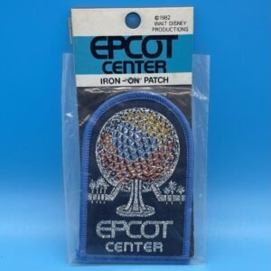 Walt Disney Epcot Center Iron-On Patch from 1982 in Original Package