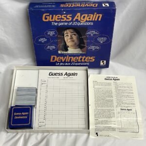 Guess Again Canadian 20 Questions Board Game by Playtoy 1985