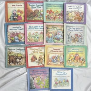 Fraggle Rock Weekly Reader Hardcover Book Lot of 14 from 1980s