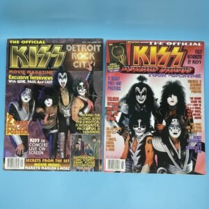 Metal Edge Magazine KISS Psycho Circus Tour Magazine and Detroit Rock City Movie from 1999