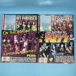 Hit Parader Magazine Lot 1996 KISS Hologram Covers