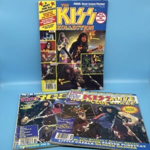 Rock Scene Magazine Lot - KISS Covers 1990-1991 Fair Condition