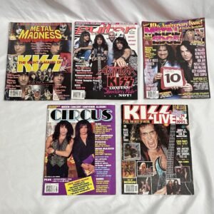 Misc Rock Magazine Lot - KISS Covers 1989-1996