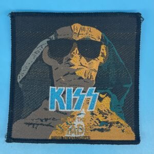 KISS Hot In The Shade 4” Square Sew-On Patch 1989