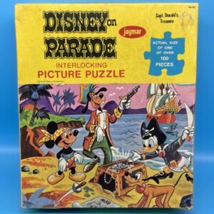 Disney On Parade - Capt. Donald’s Treasure 100pc Jigsaw Puzzle from Jaymar 1960s
