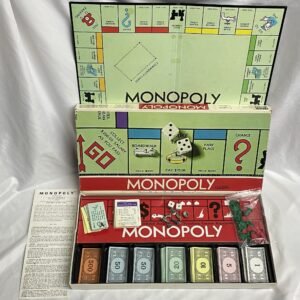 Monopoly Board Game by Parker 1970s