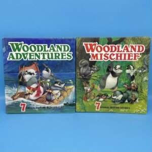 Animal Bedtime Stories Hardcover Book Lot by Brimax 1980